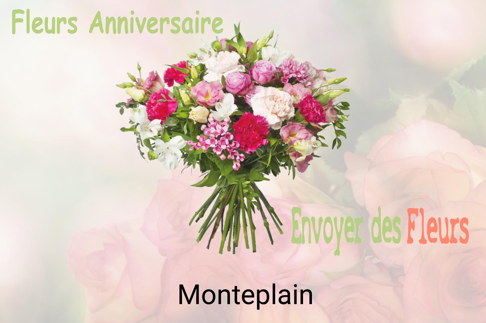Bouquet de fleurs d’anniversaire livré à Monteplain