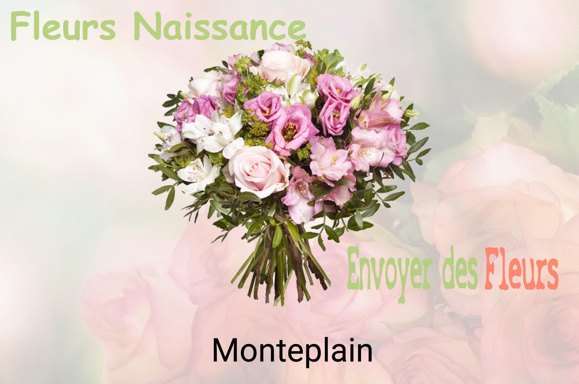 Bouquet de fleurs de naissance livré à Monteplain